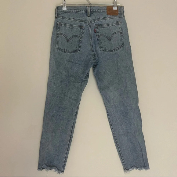 LEVI’S Premium Wedgie Rigid Denim Button Fly Jeans - Picture 9 of 14